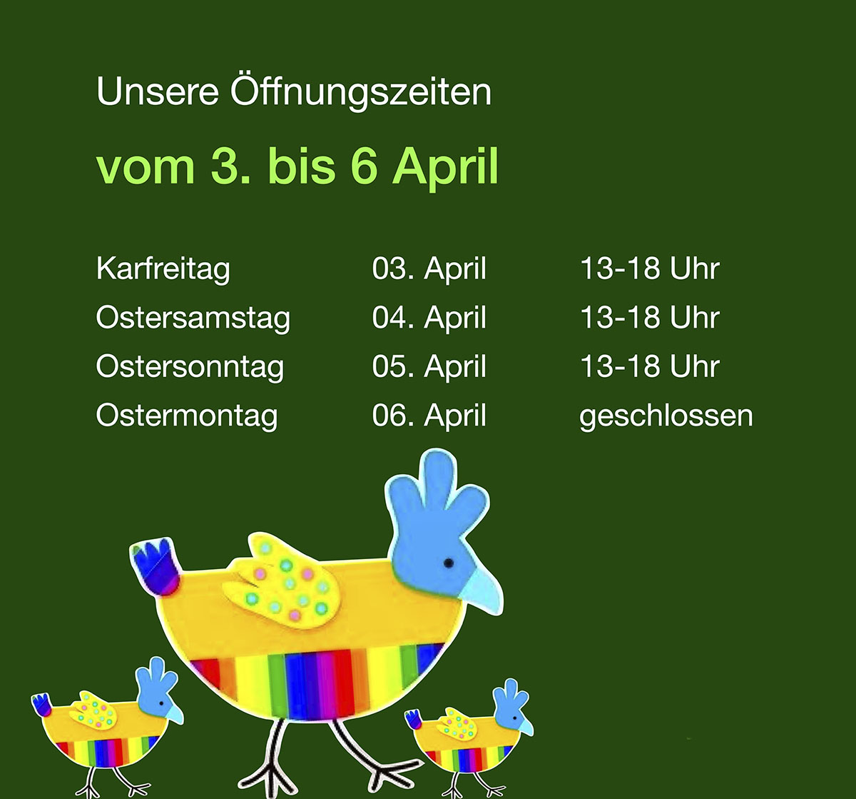 v3_Oeffnungszeiten_Ostern_Zille_museum Zille Das Original
